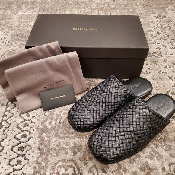 Bottega Veneta Woven Leather Slide Mule NEW - Picture 4 of 9